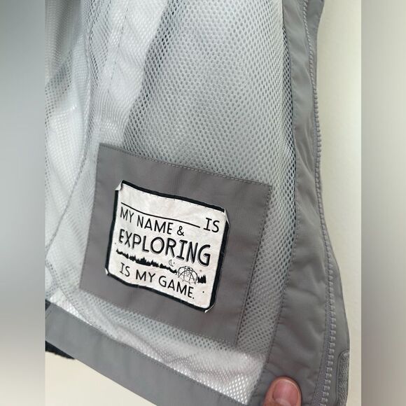 NORTH FACE GIRL’S JACKET GREY SIZE LARGE - Picture 5 of 9